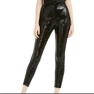 BRAND NEW INC Sequin Ankle Pants Size Small